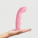 Strap-On-Me Wave Pink - silikonowy model z funkcją pulsacji, do uprzęży