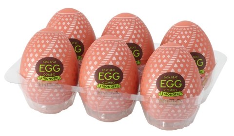 Tenga Egg Combo HB 6 sztuk - Zestaw elastycznych modeli jednorazowych Tenga Egg Combo HB 6 sztuk - Zestaw elastycznych modeli jednorazowych