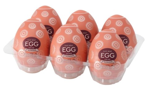 Tenga Egg Gear HB - Zestaw 6 elastycznych kapsuł intymnych do jednorazowego użytku Tenga Egg Gear HB - Zestaw 6 elastycznych kapsuł intymnych do jednorazowego użytku