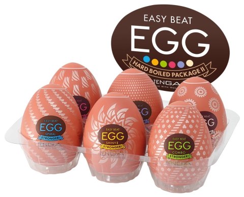 Tenga Egg HB Package II - Zestaw 6 elastycznych modeli jednorazowych Tenga Egg HB Package II - Zestaw 6 elastycznych modeli jednorazowych