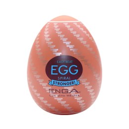 Tenga Egg Spiral II - kompaktowa maszyna intymna, brązowa, 70 mm