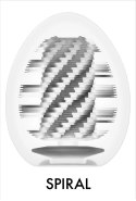 Tenga Egg Spiral Stronger - Zestaw 6 Elastycznych Nakładek Intymnych