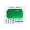Tenga Uni Emerald Zielony - uniwersalna nakładka intymna, elastyczna