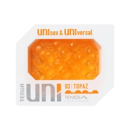 Tenga Uni Topaz Pomarańczowy - Uniwersalny Rękaw Anatomiczny, elastyczny