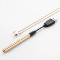 Crave Vesper 2 Naszyjnik Biżuteria 24k Złoto Wodoodporny Model