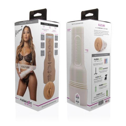 Fleshlight Girls Kazumi - model intymny Real-Feel, etui Pearl White Fleshlight Girls Kazumi - model intymny Real-Feel, etui Pearl White