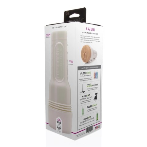 Fleshlight Girls Kazumi - model intymny Real-Feel, etui Pearl White Fleshlight Girls Kazumi - model intymny Real-Feel, etui Pearl White