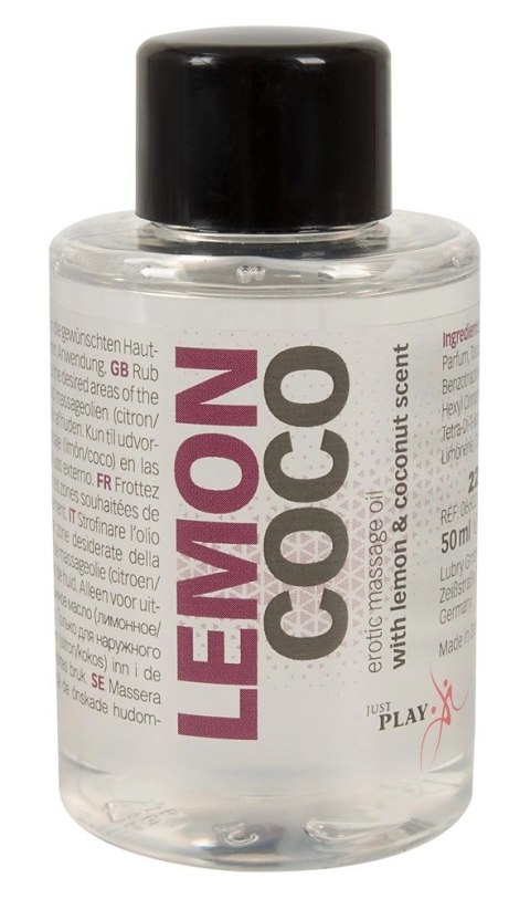 Just Play Lemon Coco Olejek do masażu cytrynowo-kokosowy 50ml