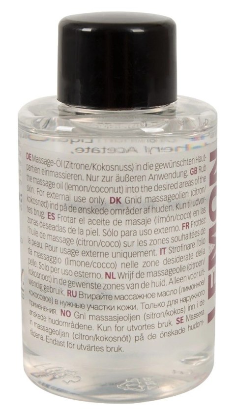 Just Play Lemon Coco Olejek do masażu cytrynowo-kokosowy 50ml Just Play Lemon Coco Olejek do masażu cytrynowo-kokosowy 50ml
