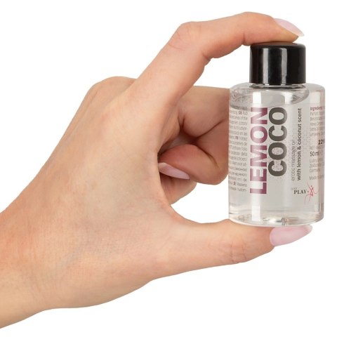 Just Play Lemon Coco Olejek do masażu cytrynowo-kokosowy 50ml Just Play Lemon Coco Olejek do masażu cytrynowo-kokosowy 50ml