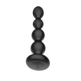 Nexus Tornado - Obrotowa Sonda Koralikowa z Pilotem, Czarna, 15 cm