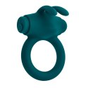 Playboy Pleasure Bunny Buzzer - silikonowy pierścień z wibracją USB