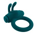 Playboy Pleasure Bunny Buzzer - silikonowy pierścień z wibracją USB
