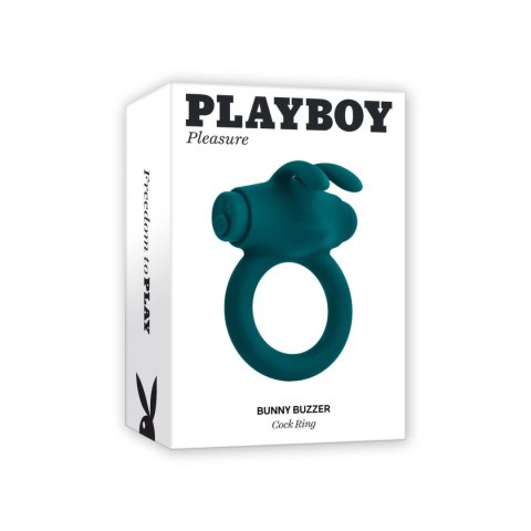 Playboy Pleasure Bunny Buzzer - silikonowy pierścień z wibracją USB Playboy Pleasure Bunny Buzzer - silikonowy pierścień z wibracją USB
