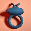 Playboy Pleasure Bunny Buzzer - silikonowy pierścień z wibracją USB