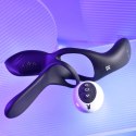 Playboy Pleasure The 3 Way - silikonowy pierścień wibrujący 10 trybow