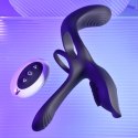 Playboy Pleasure The 3 Way - silikonowy pierścień wibrujący 10 trybow