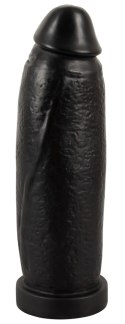 Realistixxx Real Giant XXL 29,8 cm - model anatomiczny czarny PVC