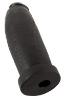 Realistixxx Real Giant XXL 29,8 cm - model anatomiczny czarny PVC