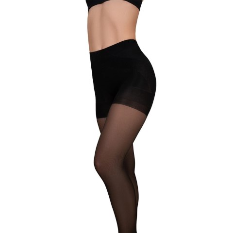 Bye Bra Power Up 40 rajstopy modelujące czarne M włoskie Bye Bra Power Up 40 rajstopy modelujące czarne M włoskie