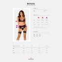 Obsessive Bellastia zestaw 3-częściowy czarny M/L regulacja