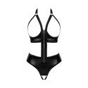 Obsessive Norides Body XL/2XL czarne, wycięcie, koronka, regulacja
