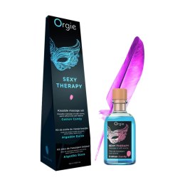 Orgie Zestaw do masażu ust Candy 100 ml - olejek truskawkowy, piorko