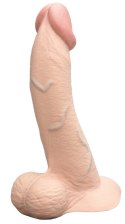 B-Vibe Slipskin Curved 22,3 cm - Model anatomiczny z przyssawką, cielisty