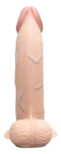 B-Vibe Slipskin Curved 22,3 cm - Model anatomiczny z przyssawką, cielisty