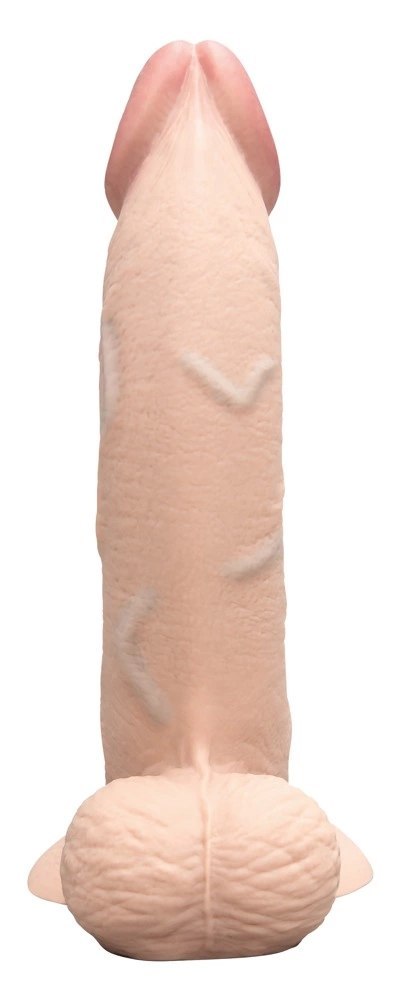 B-Vibe Slipskin Curved 22,3 cm - Model anatomiczny z przyssawką, cielisty B-Vibe Slipskin Curved 22,3 cm - Model anatomiczny z przyssawką, cielisty