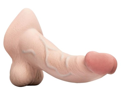 B-Vibe Slipskin Curved 22,3 cm - Model anatomiczny z przyssawką, cielisty B-Vibe Slipskin Curved 22,3 cm - Model anatomiczny z przyssawką, cielisty