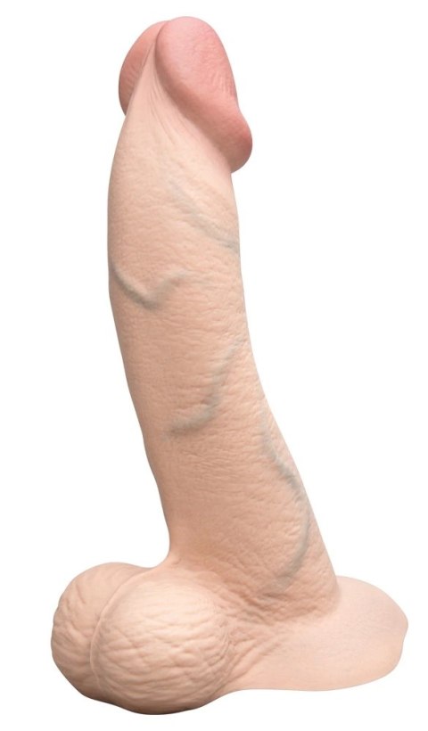 B-Vibe Slipskin Curved 25 cm Silikonowy model z przyssawką cielisty B-Vibe Slipskin Curved 25 cm Silikonowy model z przyssawką cielisty