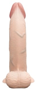 B-Vibe Slipskin Curved 25 cm Silikonowy model z przyssawką cielisty
