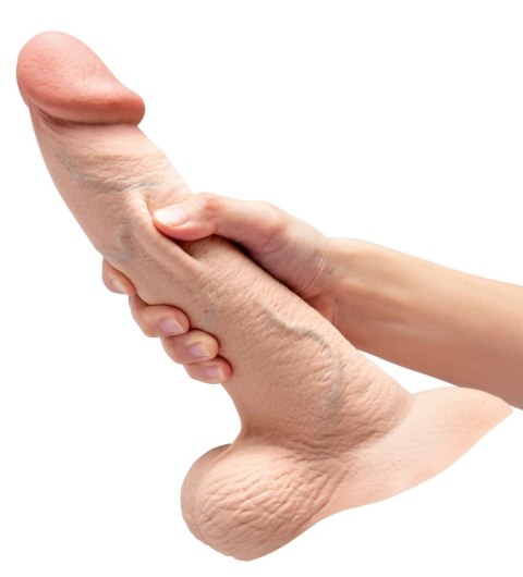 B-Vibe Slipskin Curved 25 cm Silikonowy model z przyssawką cielisty B-Vibe Slipskin Curved 25 cm Silikonowy model z przyssawką cielisty