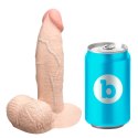 B-Vibe Slipskin Girthy 15,4 cm Model Cielisty z Przyssawką i Podstawą