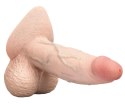 B-Vibe Slipskin Girthy 15,4 cm Model Cielisty z Przyssawką i Podstawą