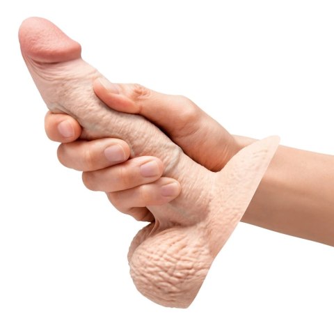 B-Vibe Slipskin Girthy 15,4 cm Model Cielisty z Przyssawką i Podstawą B-Vibe Slipskin Girthy 15,4 cm Model Cielisty z Przyssawką i Podstawą