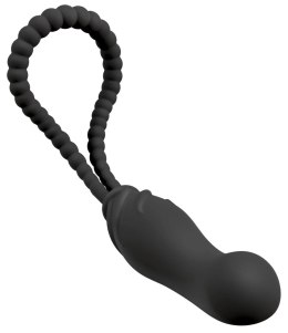 Black Velvets Perfect Fit czarne urządzenie intymne bez paskow 22 cm