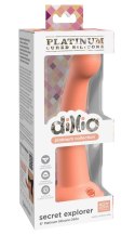 Dillio Platinum Secret Explorer silikonowy model z przyssawką 17,2 cm pomarańczowy