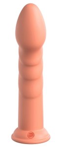 Dillio Platinum Super Eight 21 cm model z rowkami silikonowy pomarańczowy