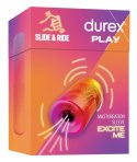 Durex Slide & Ride Rożowy - elastyczny rękaw prążkowany TPE 10,5 cm