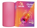 Durex Slide & Ride Rożowy - elastyczny rękaw prążkowany TPE 10,5 cm
