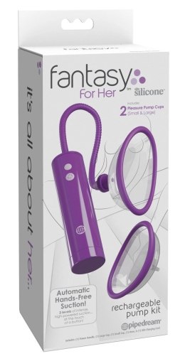 Fantasy For Her FFH Pleasure Pump automatyczna pompa z 2 nasadkami USB