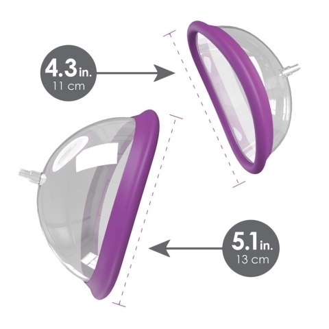 Fantasy For Her FFH Pleasure Pump automatyczna pompa z 2 nasadkami USB Fantasy For Her FFH Pleasure Pump automatyczna pompa z 2 nasadkami USB
