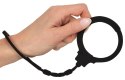 Magic Shiver Kajdanki silikonowe czarne - elastyczne i wygodne 25 cm