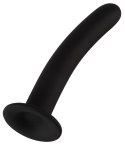 Magic Shiver model zakrzywiony z przyssawką czarny 12,6 cm silikon
