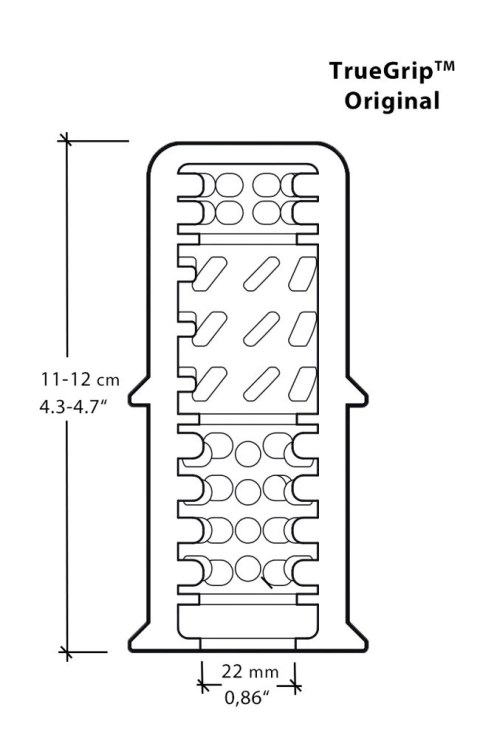 The Handy True Grip Sleeve - Wymienny rękaw do maszyny intymnej, TPE The Handy True Grip Sleeve - Wymienny rękaw do maszyny intymnej, TPE