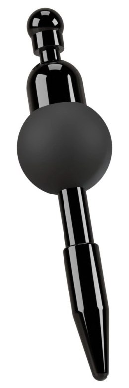 You2Toys Wibrujący plug intymny 8mm silikonowy czarny