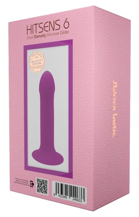 Adrien Lastic Hitsens 6 model silikonowy, elastyczny, fioletowy 13,5 cm Adrien Lastic Hitsens 6 model silikonowy, elastyczny, fioletowy 13,5 cm
