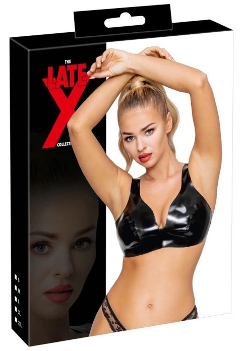 LateX Basic czarny top lateksowy z regulacją 2XL LateX Basic czarny top lateksowy z regulacją 2XL